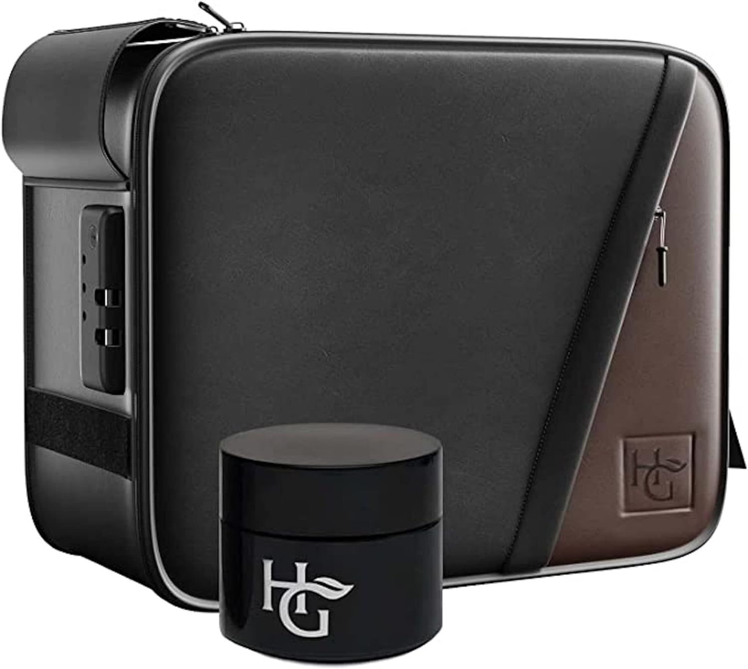 Herb Guard Leather Large Case with Lock for Safe Storage