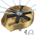 Gold Glass Rinser for Kitchen Sink - Powerful 9-Jet Bottle Washer