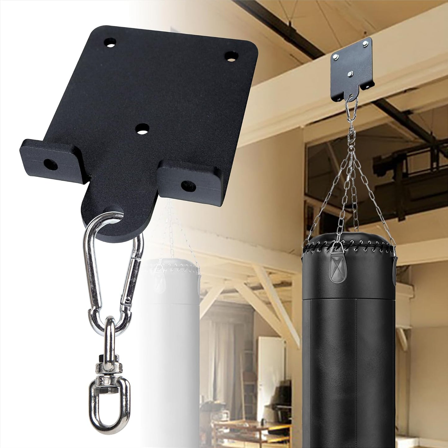 360 Rotation Boxing Bag Hanger - Ultimate Versatility!
