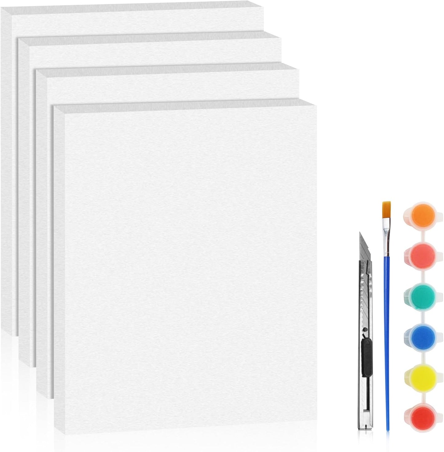 LuckyFoam White Foam Sheets for Crafting and Insulation Projects