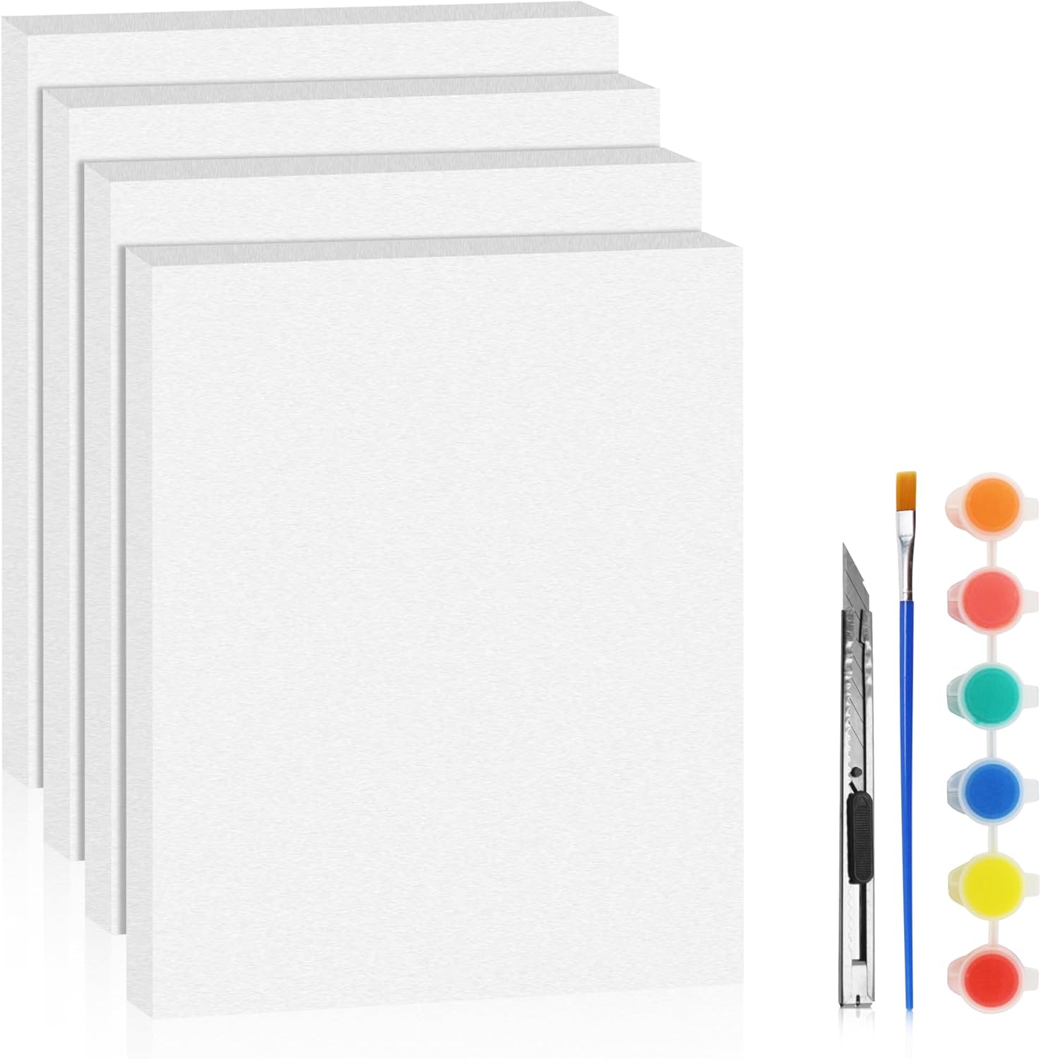 LuckyFoam White Foam Sheets for Crafting and Insulation Projects