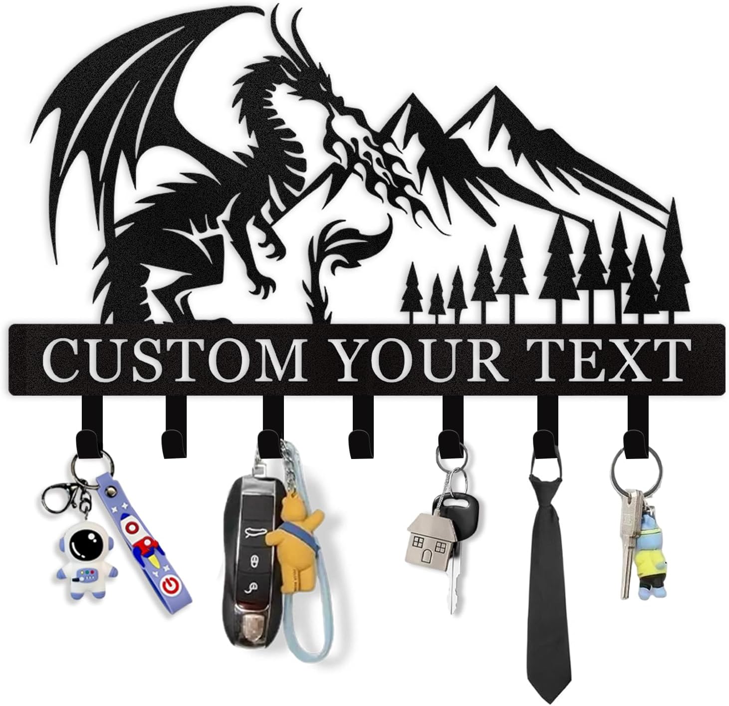Custom Dragon Key Holder - Stylish & Organized