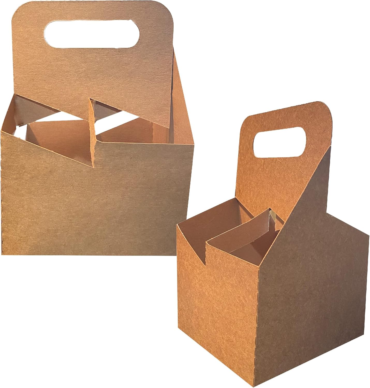 4 Cup Drink Carrier with Handle for Hot or Cold Beverages