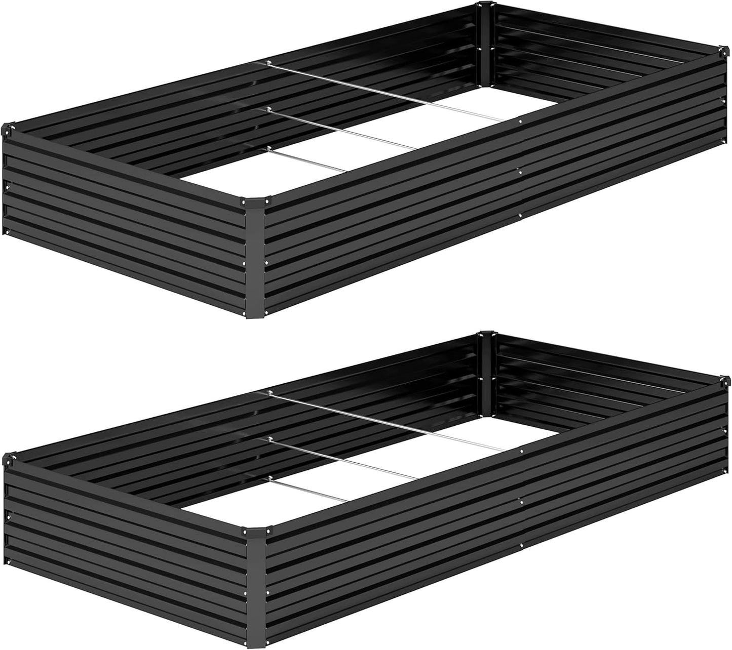 Galvanized Raised Garden Bed Kit for Outdoor Planting Needs