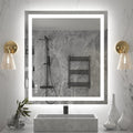 Amorho LED Bathroom Mirror 36ftx32ft - Dimmable Front and Back Light