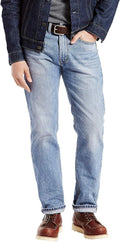Levi's Men's 505 Regular Fit Jeans - Classic Straight Fit (Style 2V3M)