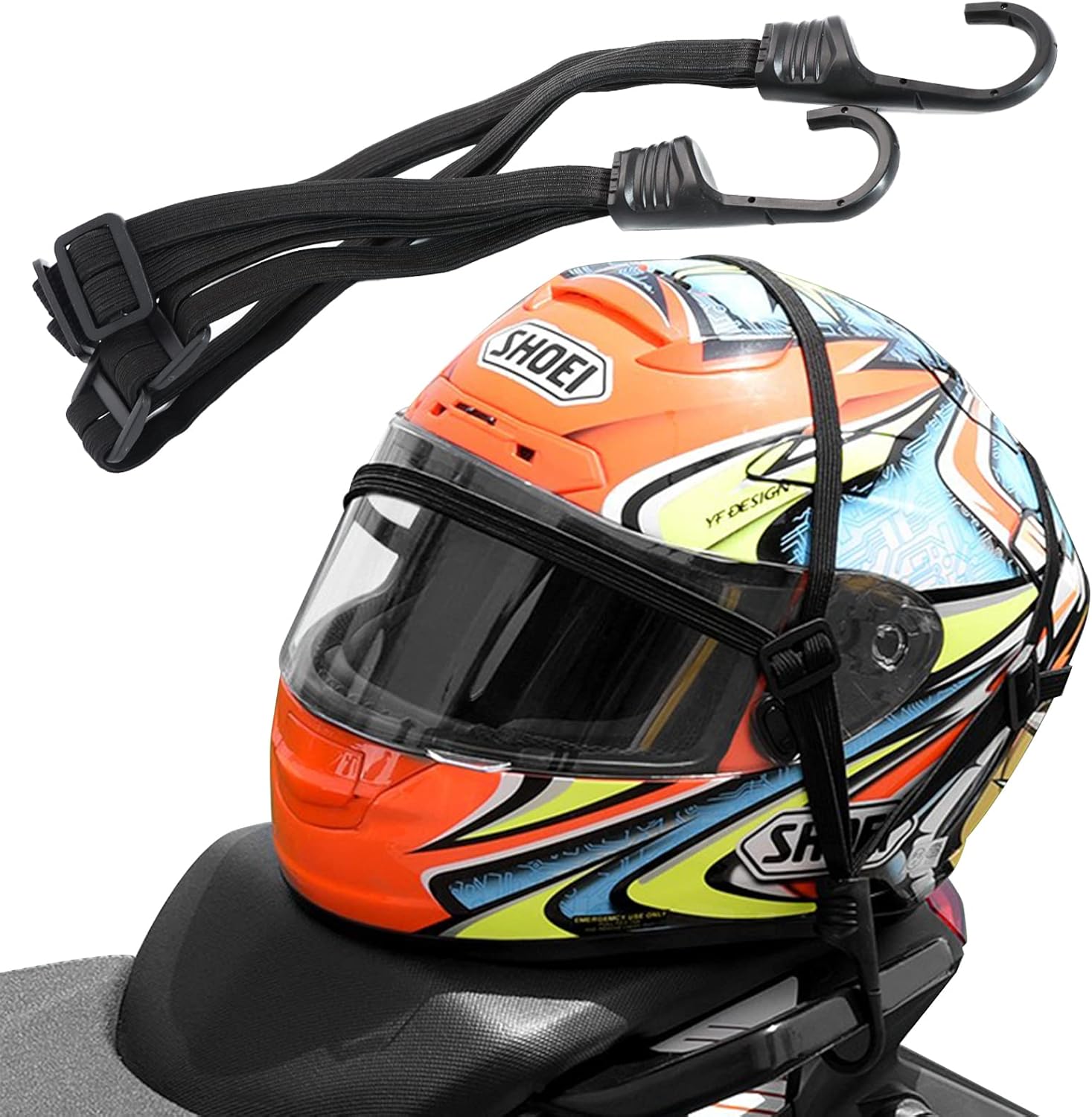 ATEN 23 Motorcycle Elastic Bungee with Hooks