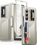Samsung Galaxy Z Fold 6 Case with Card Holder & S Pen - Rugged