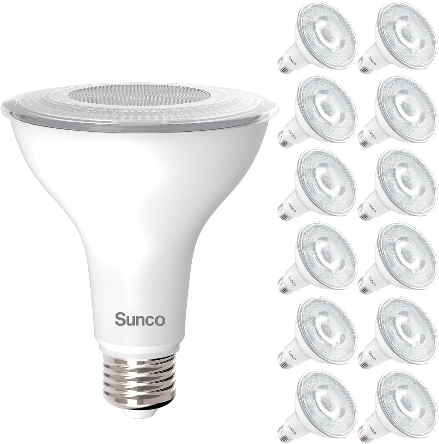 PAR30 LED Bulb 12 Pack for Bright Outdoor and Indoor Lighting