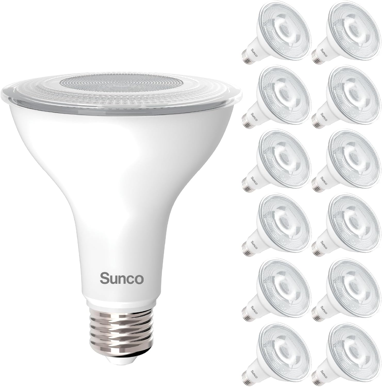 PAR30 LED Bulb 12 Pack for Bright Outdoor and Indoor Lighting
