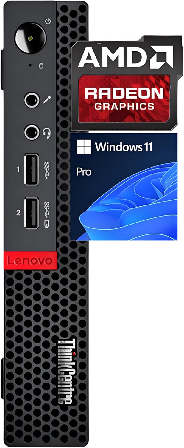 Lenovo ThinkCentre Tiny Business Desktop Mini PC for Productivity