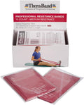 THERABAND Resistance Bands 5 ft Medium Red - Rehab & Low Resistance