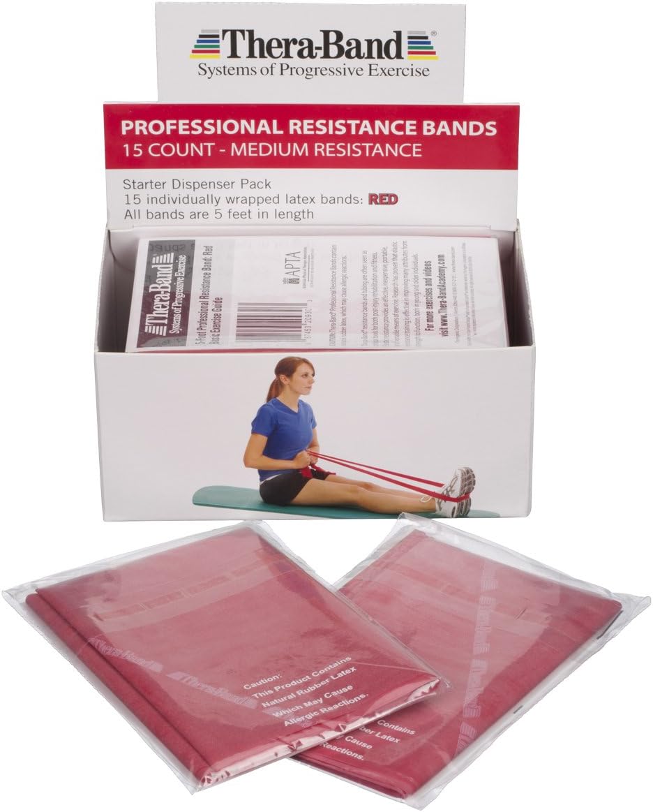 THERABAND Resistance Bands for Effective Home Workouts & Rehab