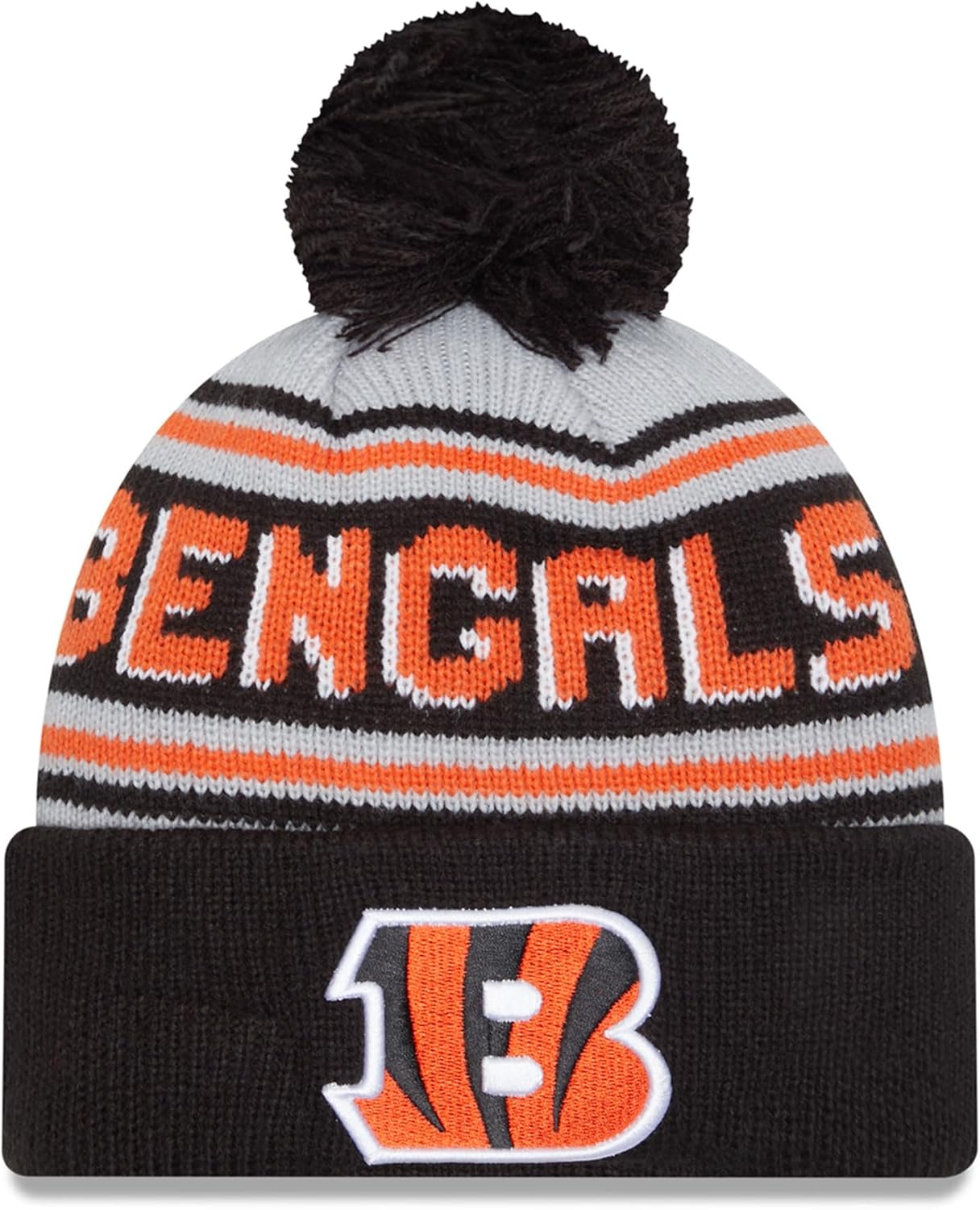 NFL Retro Joe Main Cuffed Knit Hat with Pom for Men - Stylish Warmth