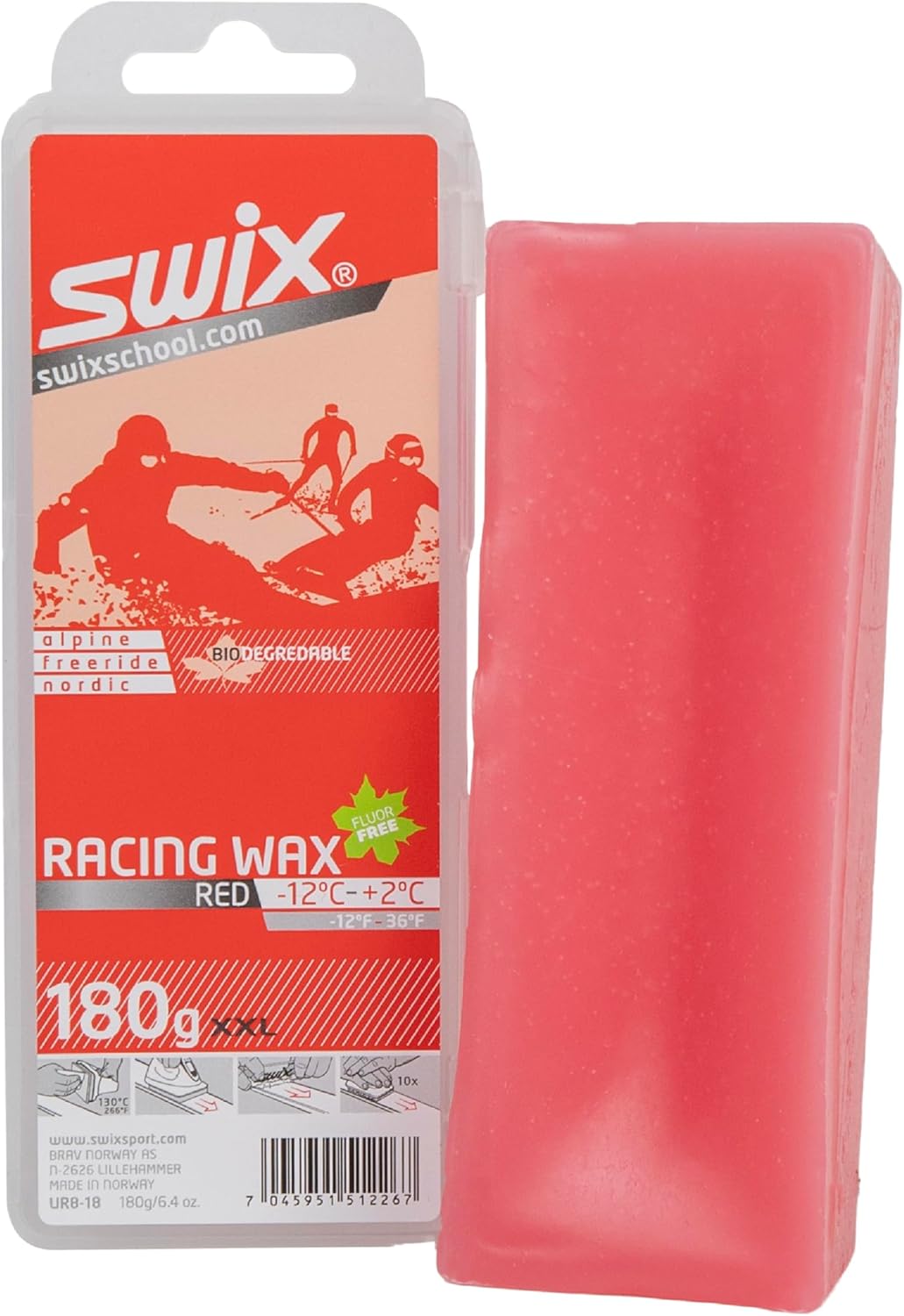 Swix Biodegradable Ski/Snowboard Wax - Eco-Friendly & Effective