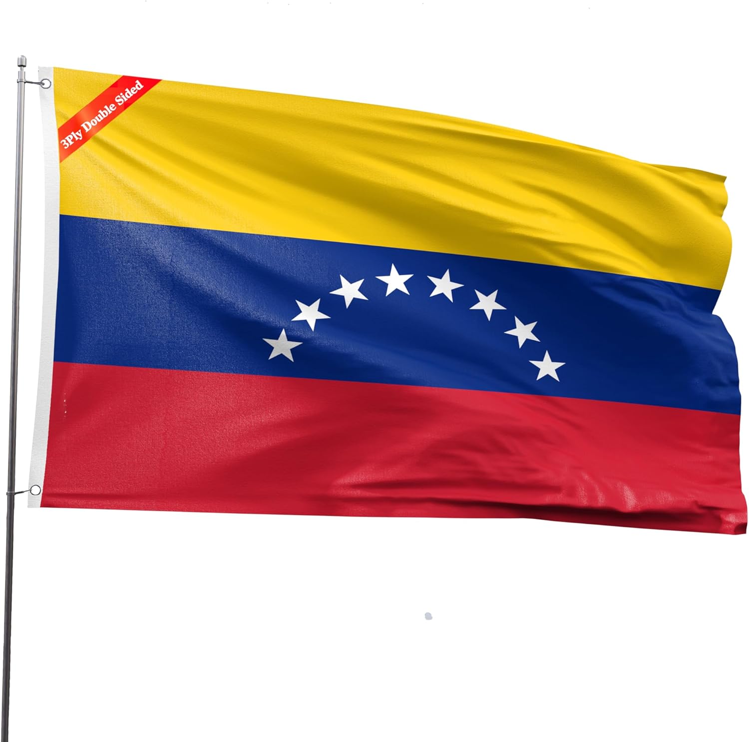 Double Sided Venezuela Flag 4x6FT for Festivals and Events