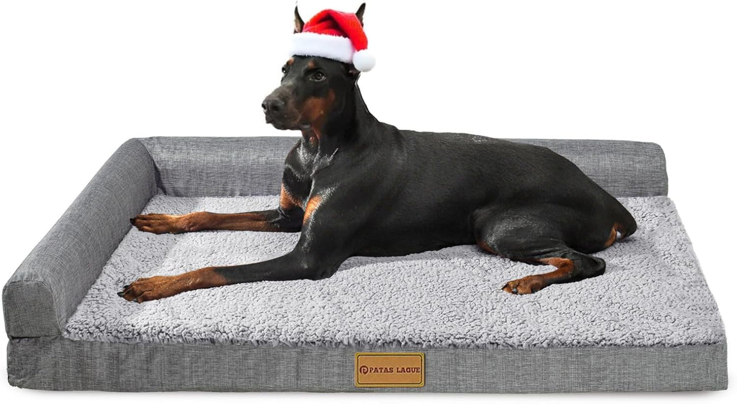 Orthopedic XL Dog Bed with Waterproof Cover for Large Pets