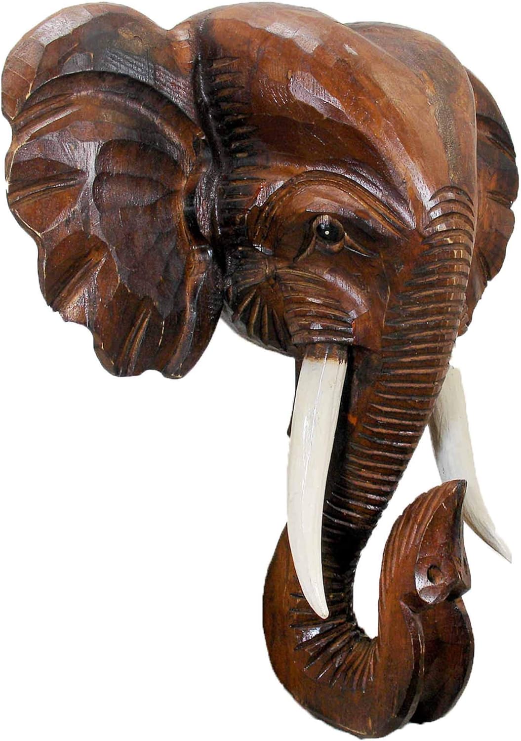 Elephant Head Mask Decor for Safari Wall Hanging Art