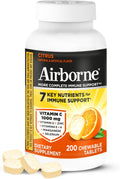 Airborne 1000mg Vitamin C with D and Zinc - Chewable Immune Support