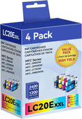 LC20E XXL Super-High-Yield Ink Compatible for Brother LC20E - High