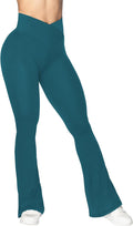 Sunzel Flare Leggings Crossover Yoga Pants - High-Waisted Tummy