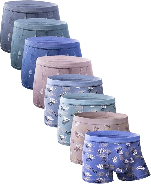 Youlehe Men's Underwear Soft Bamboo Boxer Briefs for Comfort
