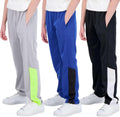 Boys' Tricot Open Bottom Fleece-Lined Sweatpants - Warm Athletic