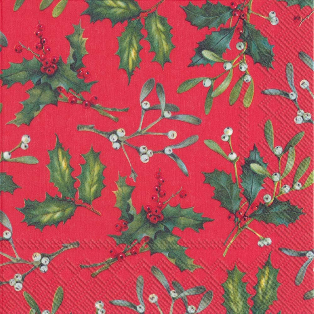 Chic Esther Red Cocktail Napkins - Boston Intl.
