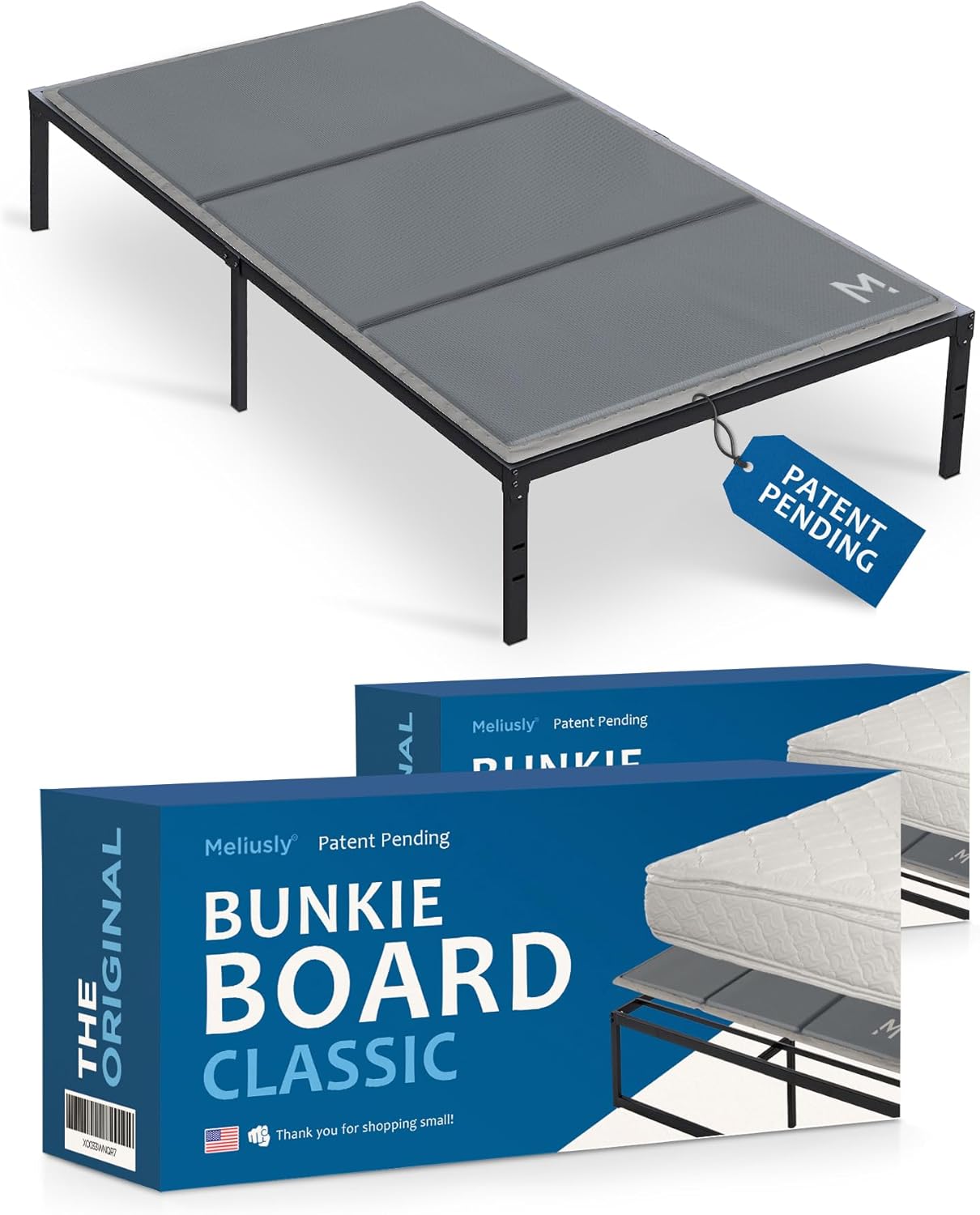 Meliusly Premium 10mm Bunkie Board Twin XL 2-Pack for Comfort
