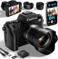 8K Digital Camera for Photography & Video - 4in Touch Screen