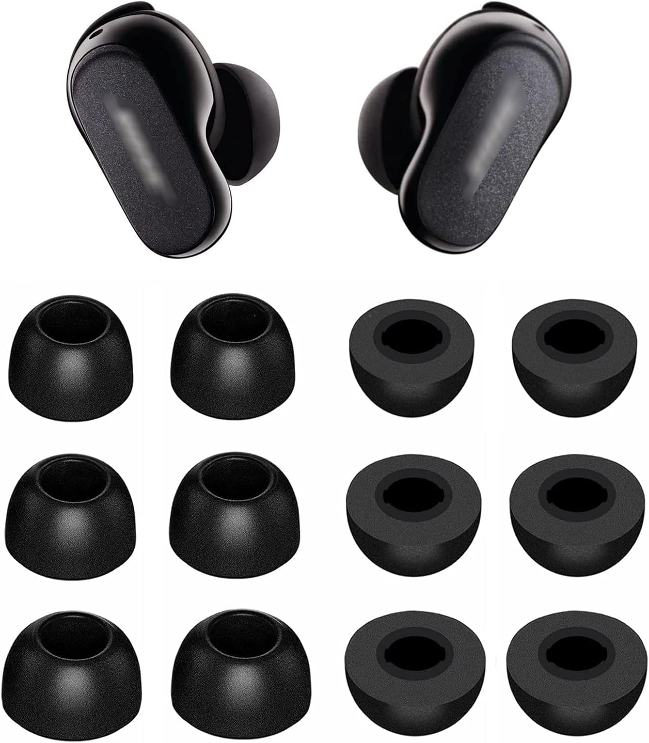6 Pairs Memory Foam Bose Ear Tips | ALXCD