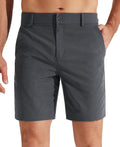 Libin Mens Golf Shorts 7in/9in Flat Front Hybrid Shorts - Quick Dry