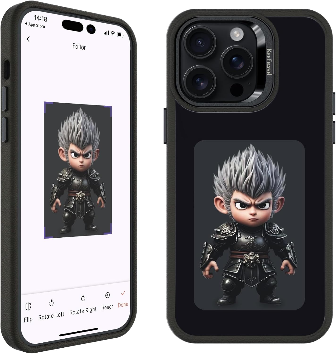 Smart Ink Phone Case for iPhone 16 Pro with E Ink Display
