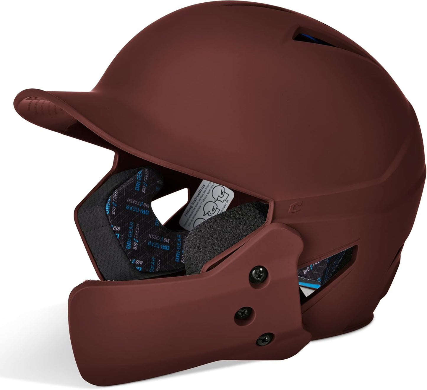 CHAMPRO HX Gamer Plus Batting Helmet with Reversible Jaw Guard