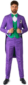 Joker Suit Costume Tailcoat Slim Fit - Halloween & Cosplay