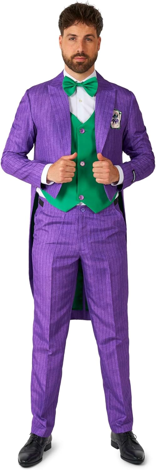 Joker Costume for Men - Perfect Slim Fit Halloween Suit