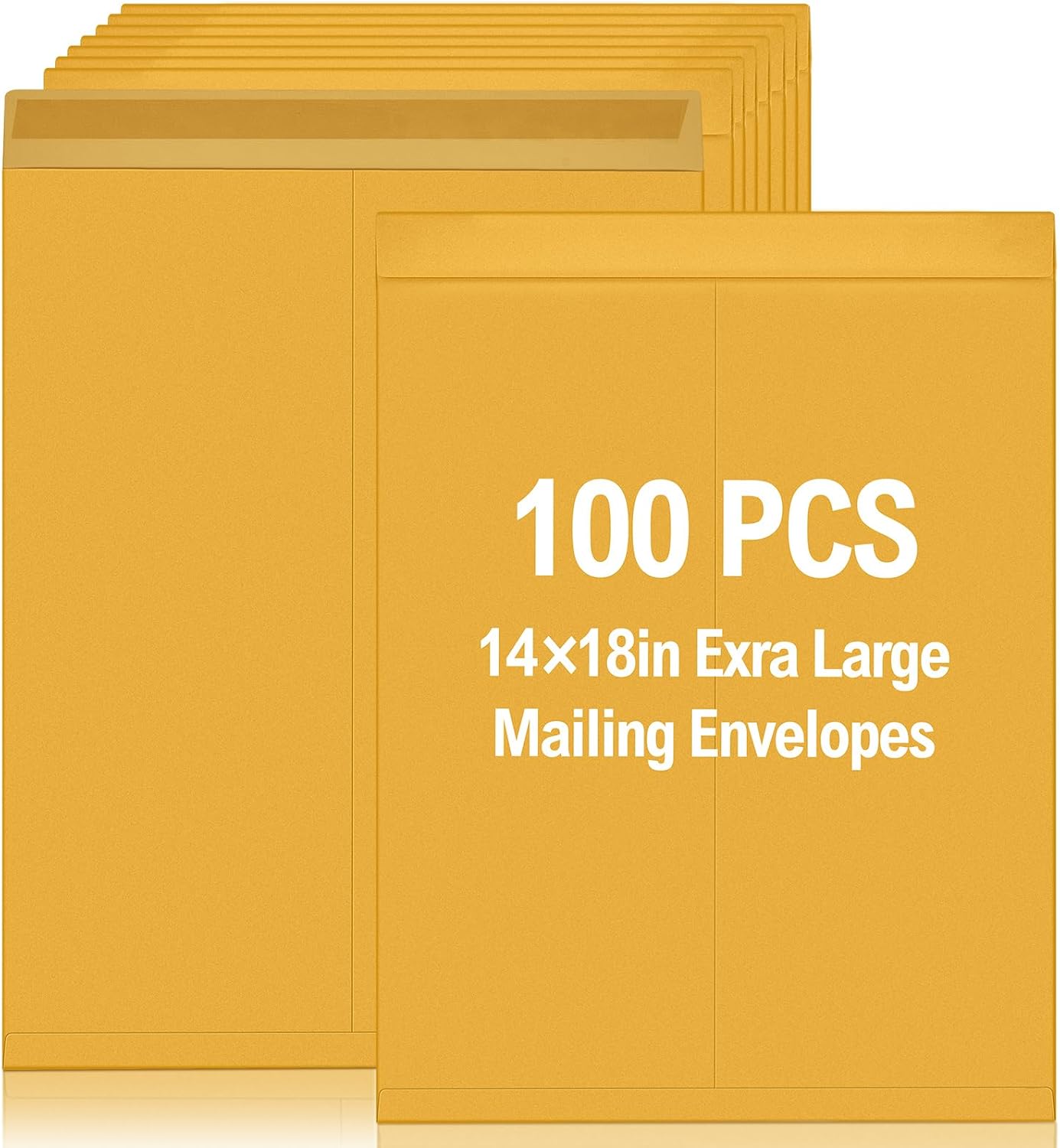 100 Pcs Extra Large Mailing Envelopes for Office Supplies