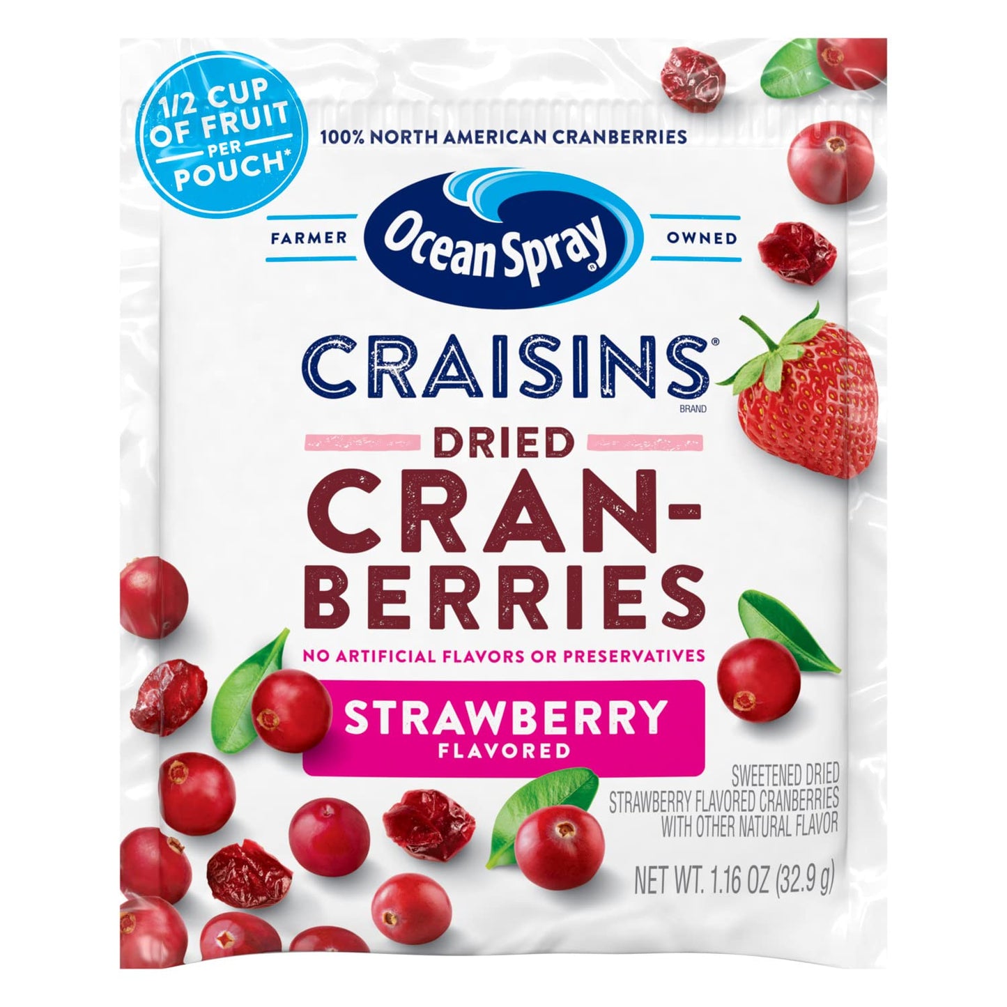 Ocean Spray Craisins Dried Cranberries for Healthy Snacking