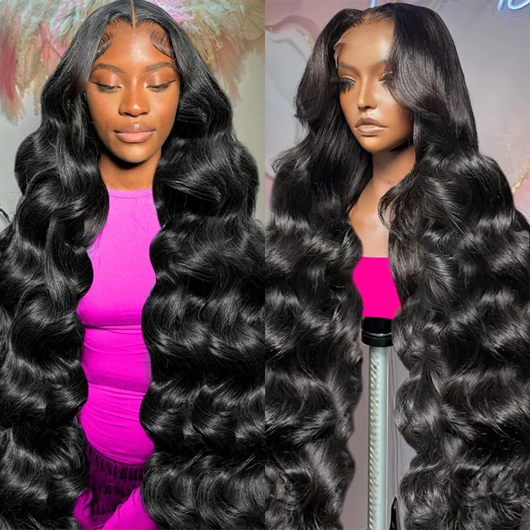 13x6 Lace Front Wigs Human Hair for Black Women - 26 Inch