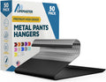 Metal Pants Hanger Set by Lifemaster - 50 Pieces for Pants