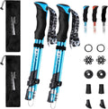 Trekking Poles Collapsible Hiking Poles - Ultralight 7075 Aluminum