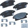 Bendix Priority1 CFC1467 Ceramic Front Brake Pads - Quiet, Reliable