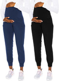 Maternity Jogger Scrub Pants 2-Pack - High Rise Soft Waist