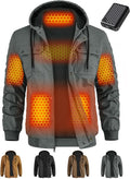 Wulcea Graphene Heated Jacket For Men 12V 18400mAh Battery - Long