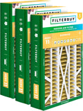 Filterbuy 14.5x27x5 Air Filter MERV 11 Allergen Defense - 3-Pack