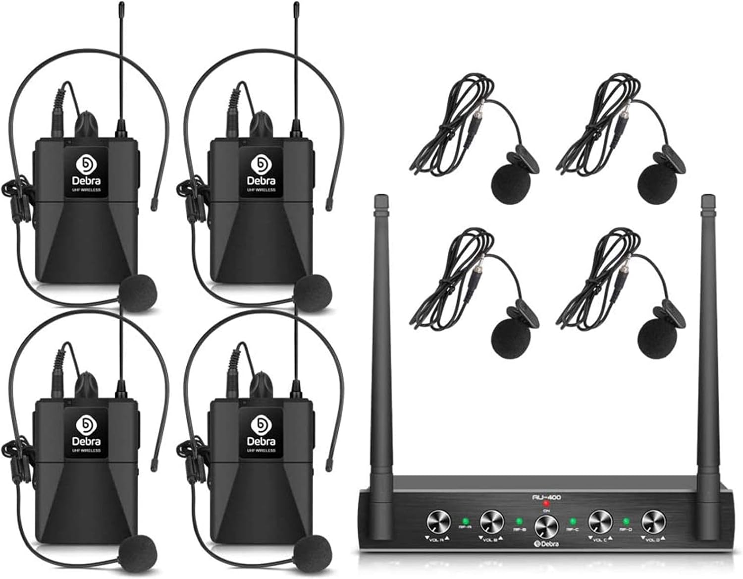Debra Audio Pro UHF 4 Channel Wireless Microphone System Review