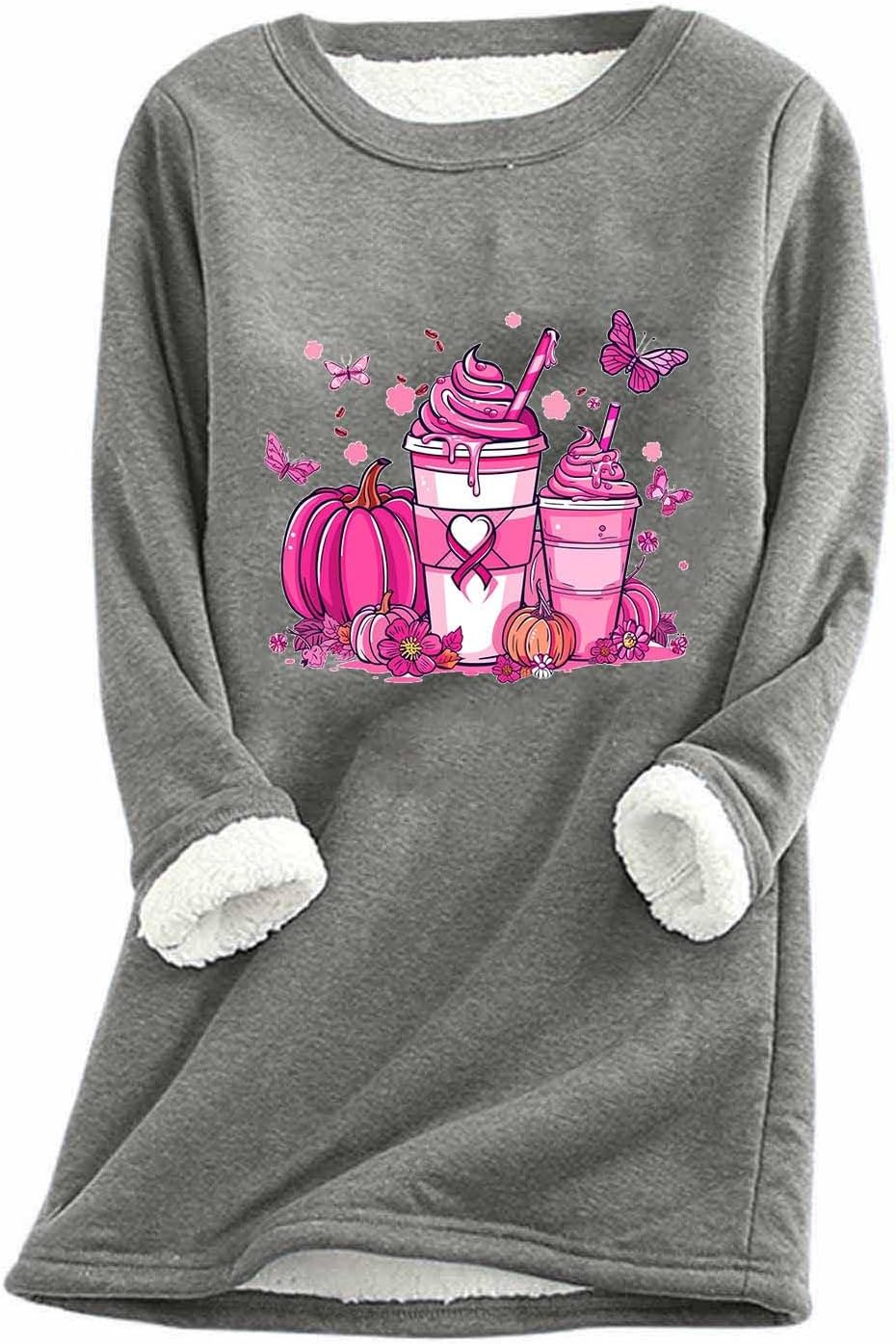 Warm & Trendy Sherpa-Lined Sweatshirt by Cethrio