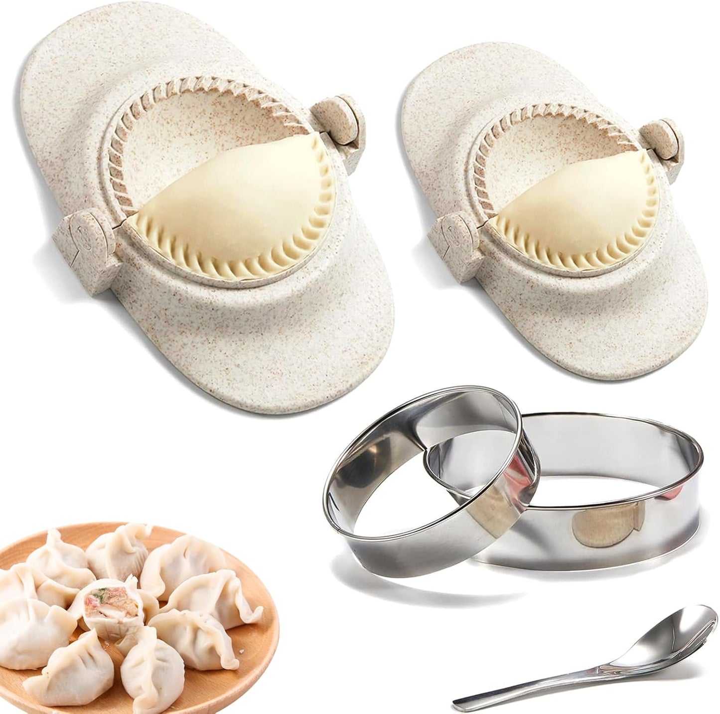 VANEME Empanada Maker Press Set - Effortless Dumpling Making!