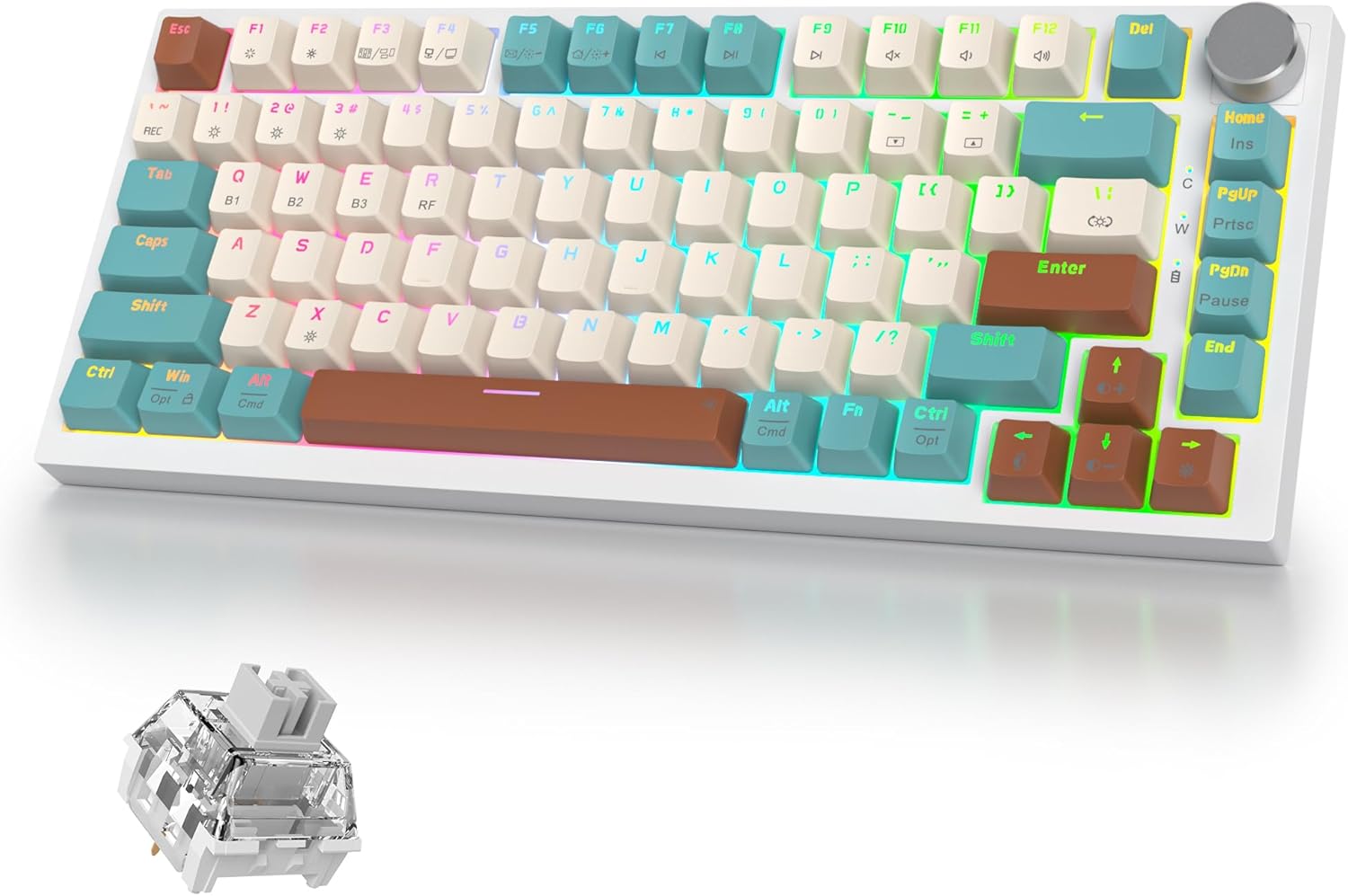 400PRO 75% Wireless Mechanical Keyboard for Gaming and Work