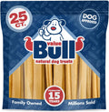 ValueBull USA Pig Skin Retriever Rolls 6 in Smoked - Durable Pork